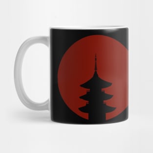 Japanese temple Mug